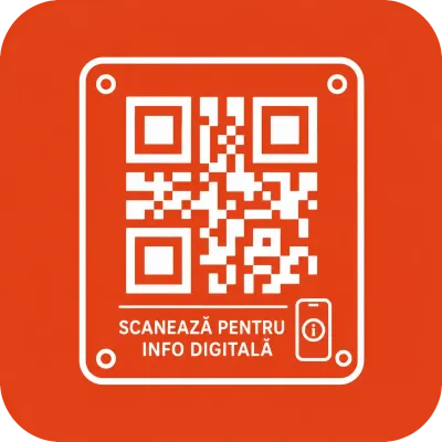 Plăcuță QR pentru info digitală