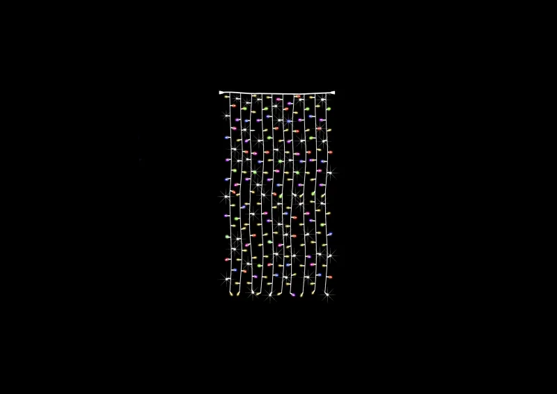 Ghirlandă Perdea RGB Premium 2 mH x 1 mL